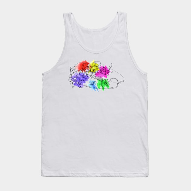 Fruit Palette Tank Top by Rogelio